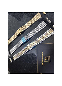 Dây đông hồ inox đúc đặc không rỉ Cao Cấp ( tặng kèm dụng cụ thay dây)