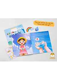 Cuốn Sắc Màu Của Giọt Nước (Chủ đề Thế giới quanh em) - Sách Truyện Cho Bé Khám Phá Khoa Học Và Giúp Con Tự Tin Hơn (Tặng Kèm Sticker - Dành Cho Bé 1-3 4-6 Tuổi)