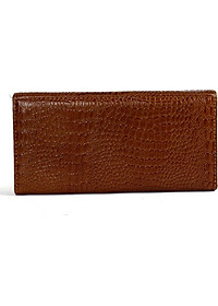 Ví nữ da bò vân cá sấu nhỏ 3 gấp nhiều màu Huy Hoàng HT3105-06-07