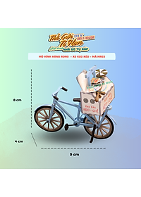 Mô Hình Tự Lắp Ráp DIY Xe Hàng Rong Sài Gòn - Thế Giới Tí Hon - Xe Kẹo Kéo - HR03