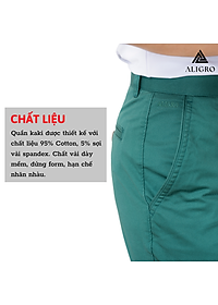 Quần short nam ALIGRO chất liệu kaki dáng bassic trẻ trung năng động ALGQS1071