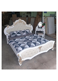 Giường ngủ gỗ cổ điển xuất khẩu 