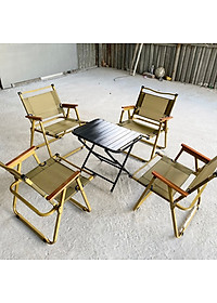 Bàn Chữ Nhật Xếp Gấp Gọn Để Du Lịch Dã Ngoại Cắm Trại Camping Ngoài Trời, Cafe Trà Chanh