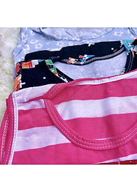 Váy đầm bé gái sát nách thun cotton co giãn giao nhiều hoạ tiết khác nhau cho khách MamLa