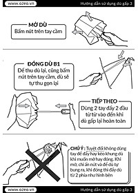 Ô Dù Chống Tia UV Chống Nắng Che Mưa Và Thanh Đỡ Bằng Hợp Kim Nhôm - Gấp Gọn Dễ Dàng- Hàng Chính Hãng MINIIN