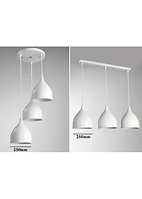 Đèn thả FINCE phong cách độc đáo trang trí nhà cửa cao cấp D250 (mm) - kèm bóng LED chuyên dụng.