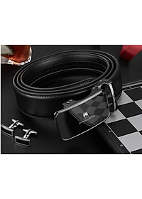 Thắt lưng nam da bò nguyên chất mặt khóa tự động hợp kim cao cấp