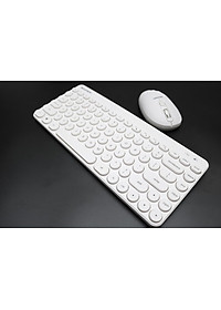 Combo phím và chuột không dây siêu đáng yêu NEWMEN K928 White _ Hàng chính hãng