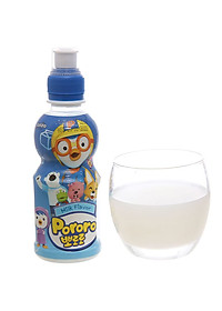 Thùng 24 Chai Nước Uống Pororo Hương Vị Sữa 235ml