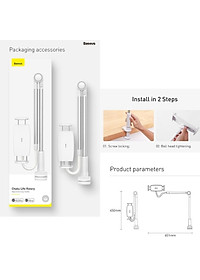Bộ giá đỡ Baseus Otaku Life Rotary điện thoại và iPad - Hàng chính hãng