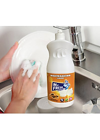 Combo 1 can Nước rửa bát đậm đặc  4.2l  và 1 chai 800ml Mr.fresh hương quế