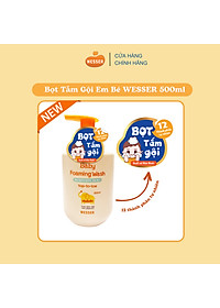 Bọt tắm gội em bé Wesser 500ml ( Nhập khẩu Hàn Quốc )