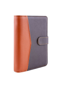 Bóp Sổ 6 Còng Da  Nhỏ  2 Màu (160 Trang) Uyên Loan - Màu Ngẫu Nhiên