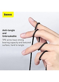 Tai nghe AUX 3.5mm Baseus Encok H19 Wired Earphone-Hàng Chính Hãng Baseus