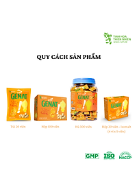 Kẹo Genat Gừng (Hộp 100 viên) - Tinh Hoa Thiên Nhiên