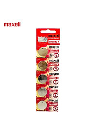 Vỉ 5 Viên Pin CR2032 Maxell Lithium 3V Made in JAPAN - Hàng chính hãng