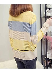 Áo len nữ phối màu trẻ trung Haint Boutique 07