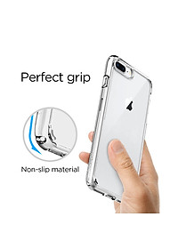 Ốp lưng silicon chống sốc cho iPhone 7 Plus / iPhone 8 Plus hiệu Likgus Crashproof (siêu mỏng, chống chịu mọi va đập) - Hàng nhập khẩu