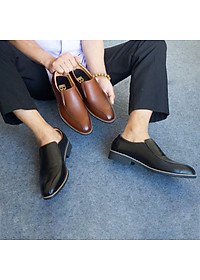 Giày lười da nam công sở Bụi Leather G109 - Da bò Nappa cao cấp - Bảo hành 12 tháng