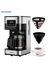 Máy pha cà phê tự động cao cấp Shardor CM1429TA-GS 1500ml - Hàng Nhập Khẩu