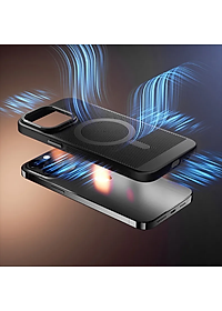 Ốp lưng tản nhiệt từ tính cho iPhone 12 / 13 / 14 Pro / 14 Pro Max hỗ trợ sạc Maqsafe & tản nhiệt hiệu Likgus Cooling Case - chống sốc cực tốt, chất liệu cao cấp, siêu tản nhiệt - hàng nhập khẩu