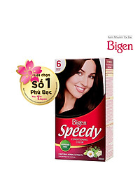Thuốc nhuộm dưỡng tóc phủ bạc thảo dược Bigen Speedy Thương hiệu Nhật Bản 80ml dạng kem 