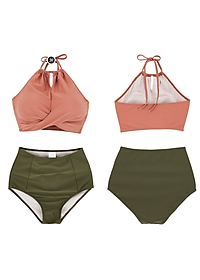 Bikini Hai Mảnh Tôn Dáng Dễ Thương AT222 MayHomes Đồ Bơi Nữ Two-Piece Swimwear 