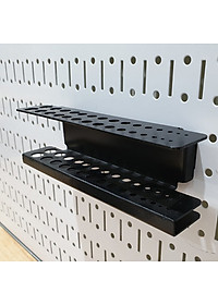 Giá treo mũi khoan Pegboard bằng thép sơn tĩnh điện - Phụ kiện cho bảng treo dụng cụ cơ khí