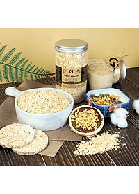 Yến Mạch Tươi Cán Mỏng (Cán Dẹt) GUfoods 500g - Ăn Kiêng, Giàu Chất Xơ, Hỗ Trợ Giảm Cân, Tập Gym, Eat Clean