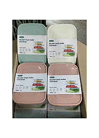 Bộ 3 hộp đựng thực phẩm chữ nhật Hokori - hàng Chính Hãng