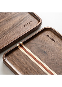 Khay gỗ óc chó lớn hiệu CAFE DE KONA