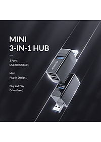 Hub usb 3 cổng USB 3.0 Orico MINI-U32L- Hàng Chính Hãng