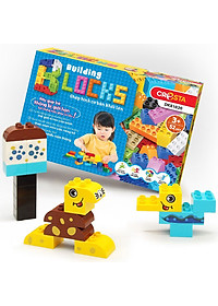 Đồ chơi lắp ráp ghép hình cơ bản khối lớn - CRESTA DK81020 (52 chi tiết)