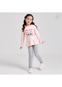 Bộ bé gái BIGFOX - MISS MEOW thu đông  size đại, bộ dài tay cho bé phong cách Hàn Quốc in thỏ đeo kính THIS IS ME 11 - 38 kg