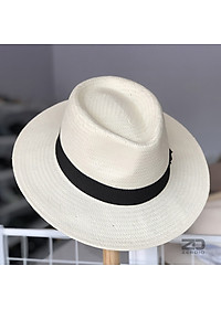 Mũ Phớt Cói Panama Nam Nữ Vành Rộng 7CM MP046