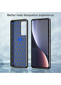 Ốp lưng chống sốc vân kim loại cho Xiaomi Mi 12 Pro / Mi 12 Pro 5G hiệu Likgus (chuẩn quân đội, chống va đập, chống vân tay) - Hàng nhập khẩu