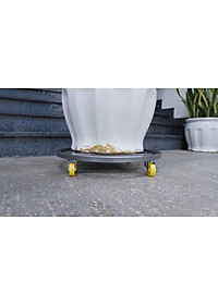 Đế lót chậu cây di động, bằng thép sơn tĩnh điện, đế có bánh xe dễ di chuyển