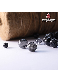 Hạt lẻ đá thạch anh tóc đen mệnh thủy, mộc - Ngọc Quý Gemstones