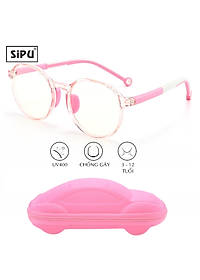Mắt Kính Trẻ Em SiPU Chính Hãng MK14 Chống UV400 + Chống Ánh Sáng Xanh + Chống gãy - Bé Trai Bé Gái