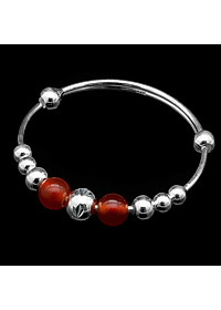 Lắc Tay Lắc Chân Trẻ Em Bạc Hiểu Minh LTE032S