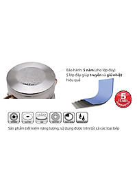 Nồi Inox 304 Red Velvet Elmich 2355267 (22cm)