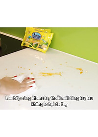 Khăn ướt lau sàn kháng khuẩn tiện dụng IHomeDa - Hương Cam ( 10 miếng ) - iHomeda anti bacteria floor and kitchen wet wipes - Orange Lime Scent ( 10 sheets per package)