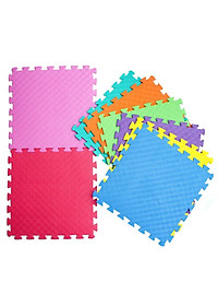 Bộ 6 Tấm Ghép Lót Sàn Kích Thước 60x60 cm- Trang  Phòng Ngủ, Phòng Khách, Nhà Bếp - Hoa Văn Tinh Tế - Nhiều Màu Sắc - Hàng Chính Hãng MINIIN