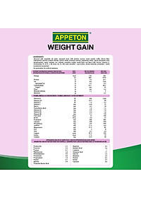 Combo 2 Sữa Tăng Cân Appeton Weight Gain Junior cho Trẻ Em hương Vanila 450g