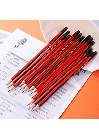 Bút 2B kèm tẩy Deli - sọc neon nhiều màu - 12 cây/hộp - E37013 / E37014 / E37015 / E37016/ E37000/ E58103/ E10902