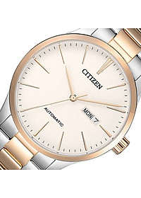 Đồng Hồ Nam Citizen Dây Thép Không Gỉ NH8356-87A - Mặt Trắng