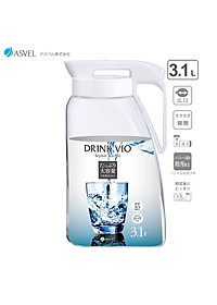 Bình đựng nước uống lạnh Asvel Drink Vio 3.1L hàng nội địa Nhật Bản