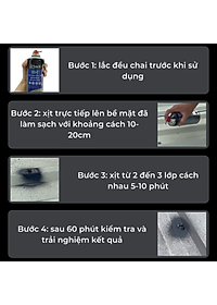 Bình Xịt Chống Thấm Trần Nhà, Tường Ngoài, Mái Tôn, Tạo Lớp Phủ Chống Nước Chống Rò Rỉ O'tech BX-7 - Hàng Chính Hãng