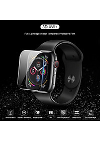 Miếng dán cường lực 3D Nillin AW+ Cho Apple Watch 44mm (Chống va đập, Độ nét Full HD, chống vân tay) - Hàng chính hãng