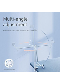 Bộ đế giữ điện thoại dạng kẹp, khung kim loại Baseus Unlimited Holder LV675 (SULR)- Hàng chính hãng.